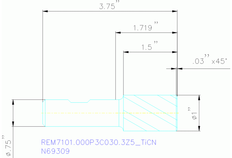 REM7101.000P3C030.3Z5 TICN