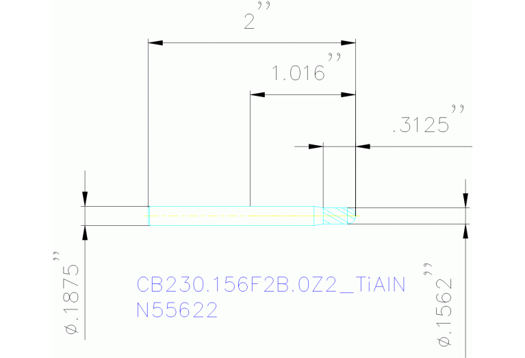 CB230.156F2B.0Z2 TIALN