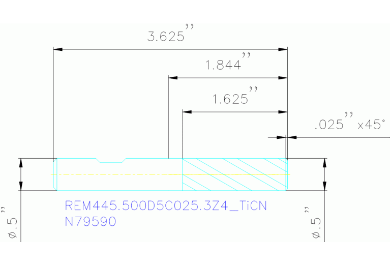 REM445.500D5C025.3Z4 TICN
