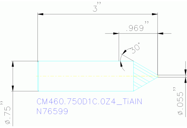CM460.750D1C.0Z4 TIALN