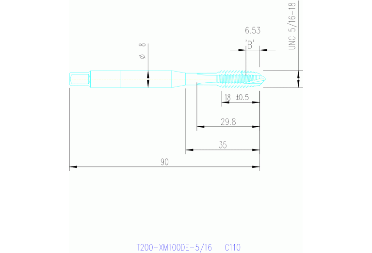 T200-XM100DE-5/16 C110