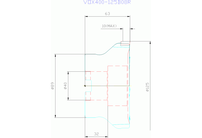 VOX400-125B08R