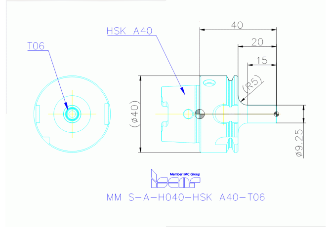 MM S-A-H040-HSK A40-T06