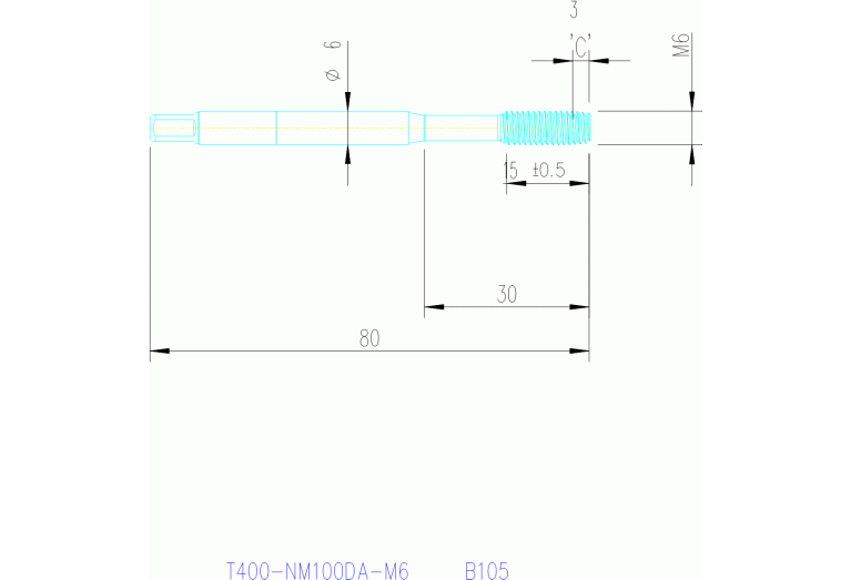 T400-NM100DA-M6 B105