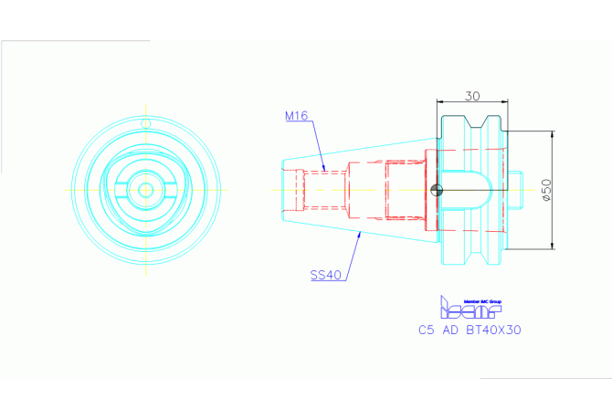 C5 AD BT40X30