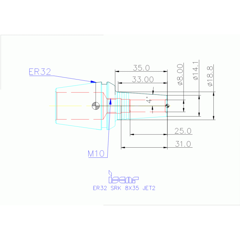 ER32 SRK 8X35 JET2