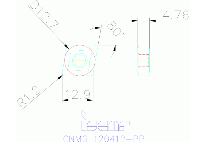 CNMG 120412-PP IC907