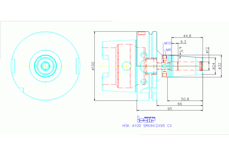 HSK A100 SRKIN12X95 CX