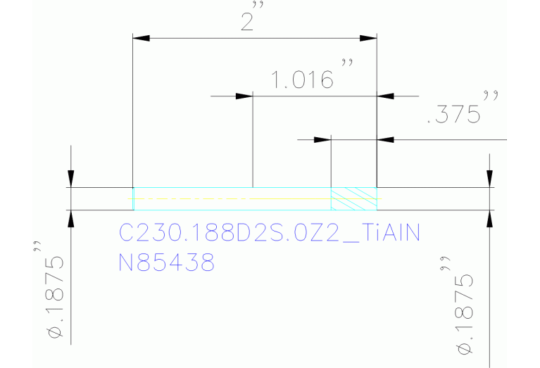 C230.188D2S.0Z2 TIALN