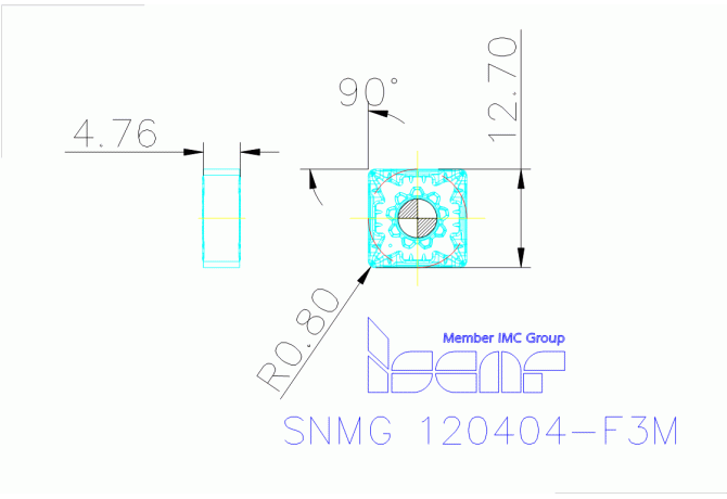 SNMG 120408-F3M IC804