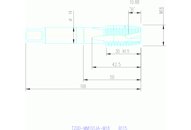 T200-MM101JA-M18 B115
