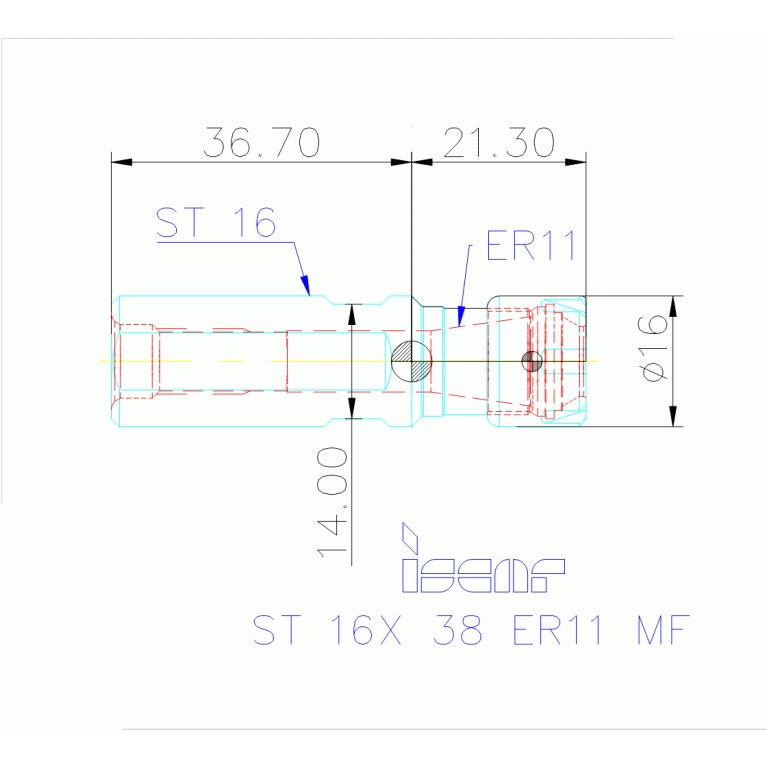 ST 16X 38 ER11 MF