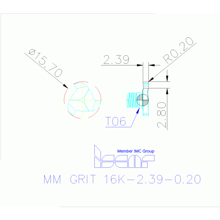 MM GRIT 16K-2.39-0.20 IC528