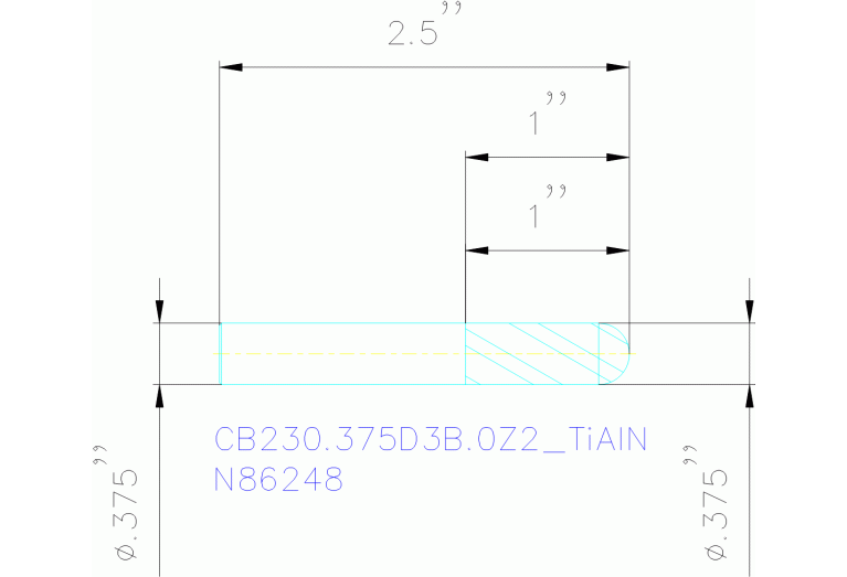 CB230.375D3B.0Z2 TIALN