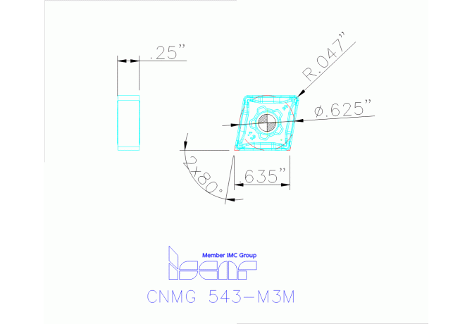 CNMG 160612-M3M IC6015