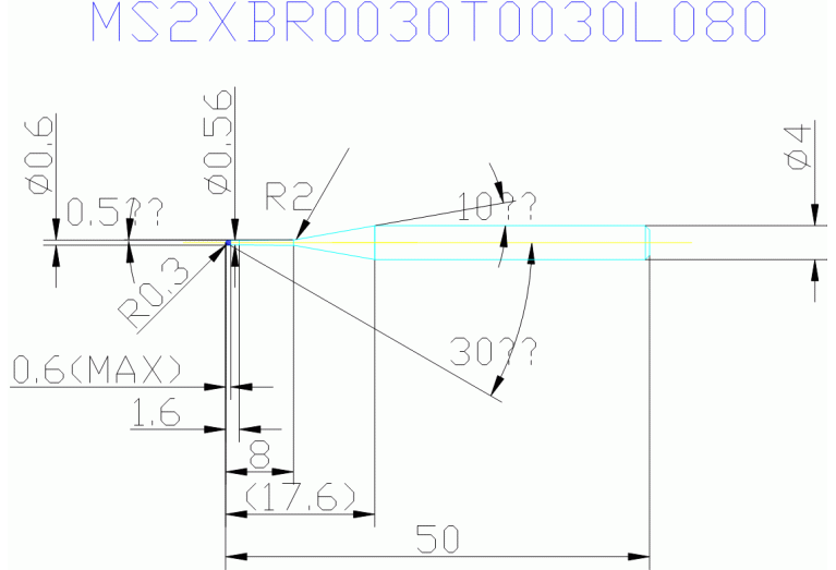MS2XBR0030T0030L080