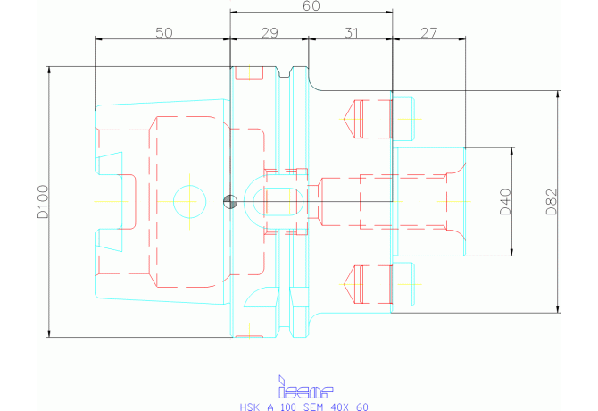 HSK A100 SEM40X60