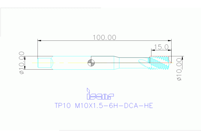 TP10 M10X1.5-6H-DCA-HE