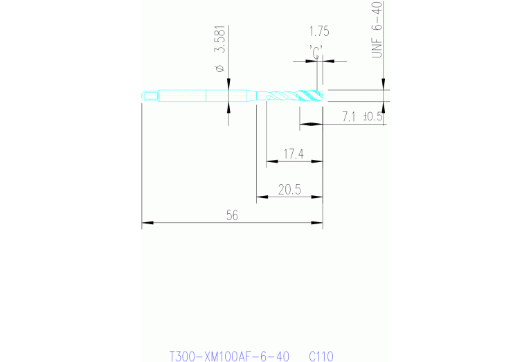 T300-XM100AF-6-40 C150