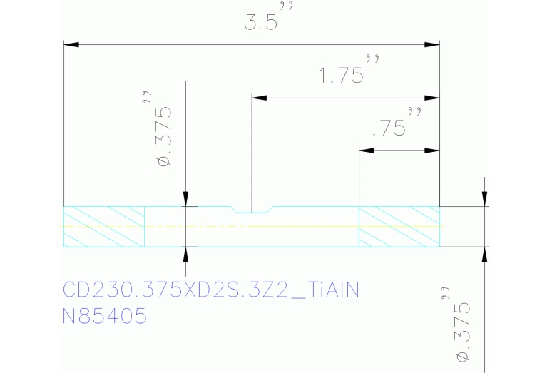 CD230.375XD2S.3Z2 TIALN