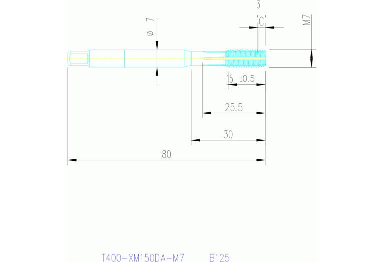 T400-XM150DA-M7 B125