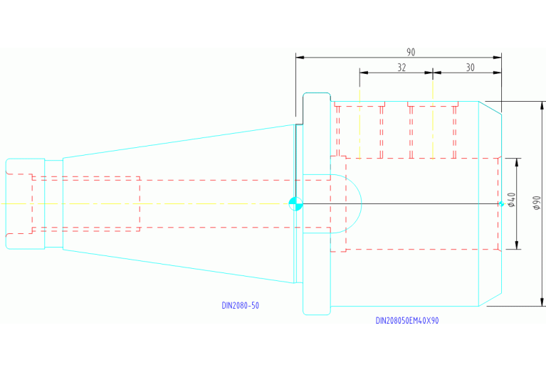 DIN208050EM40X90
