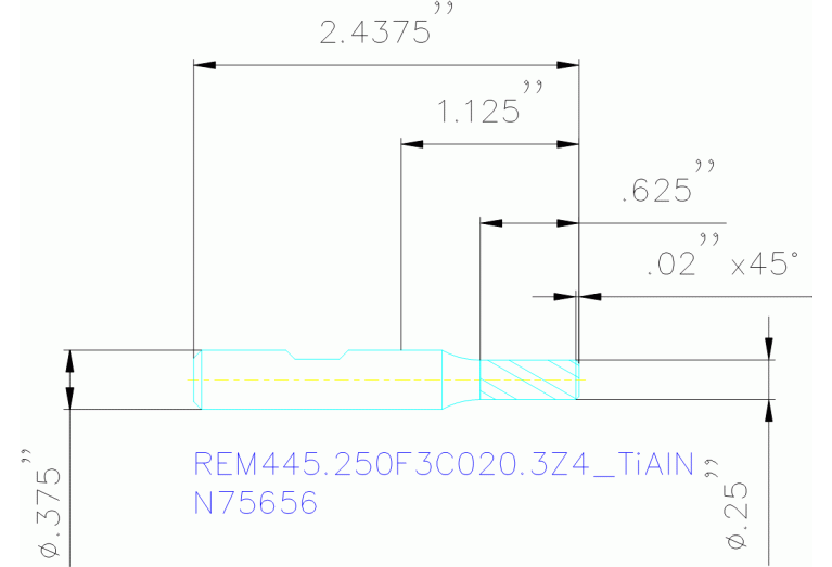 REM445.250F3C020.3Z4 TIALN