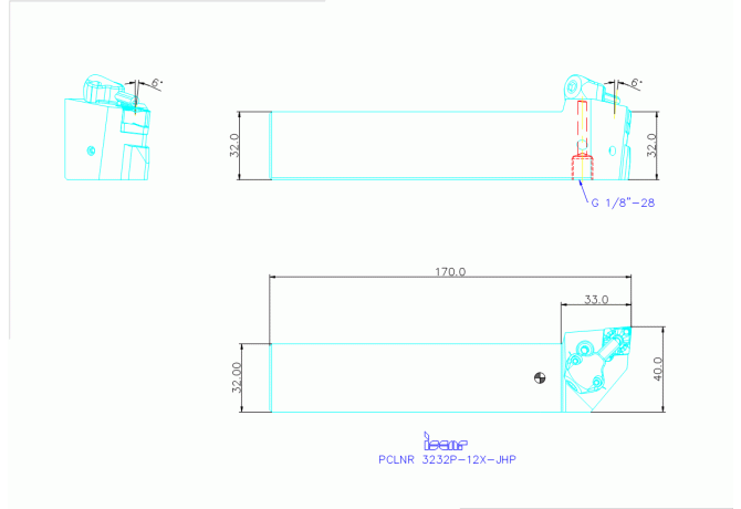PCLNR 3232P-12X-JHP