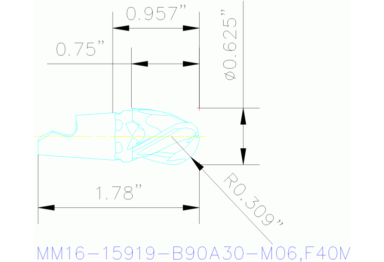 MM16-15919-B90A30-M06 F40M