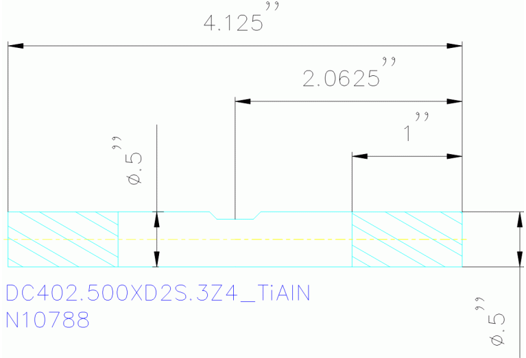 DC402.500XD2S.3Z4 TIALN