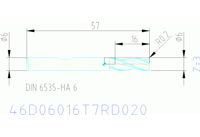 46D06016WERD020 IN3305
