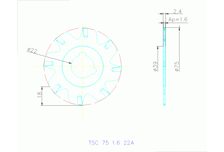 TSC 75 1.6 22A