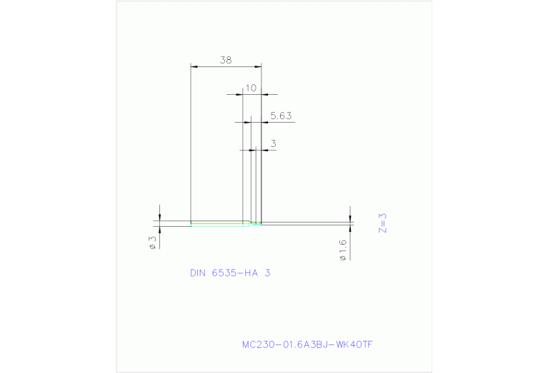 MC230-01.6A3BJ-WK40TF