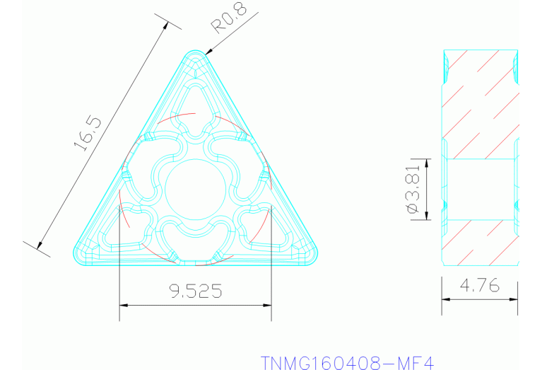 TNMG160408-MF4 TS2000