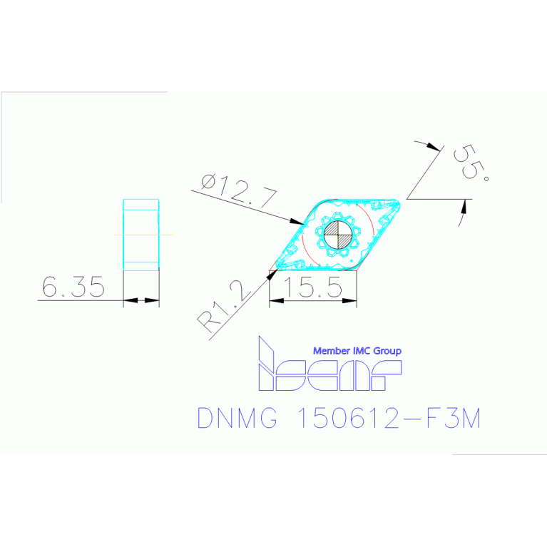 DNMG 150612-F3M IC806