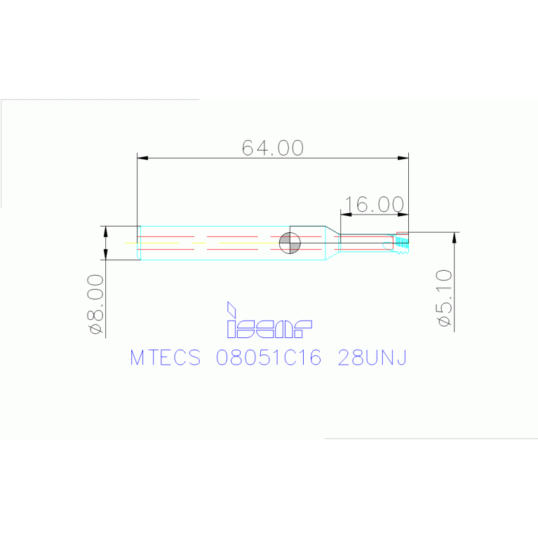 MTECS 08051C16 28UNJ IC908