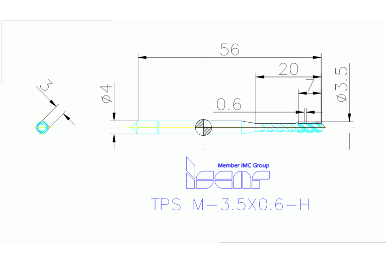 TPS M-3.5X0.6-H HEST
