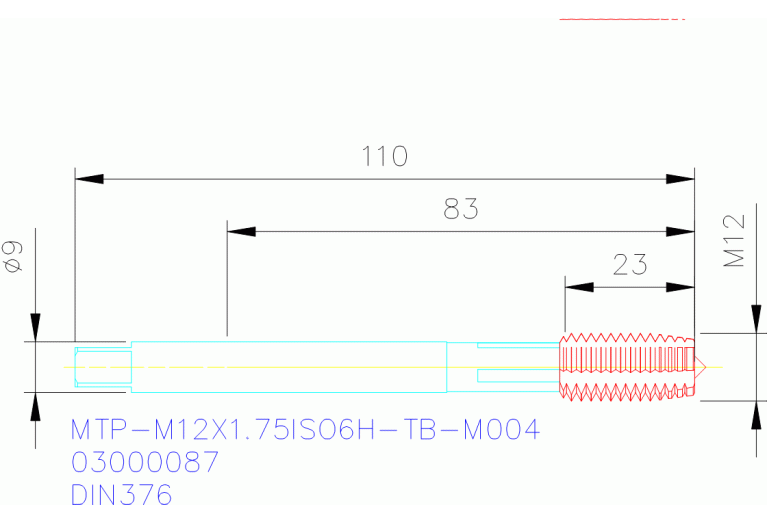 MTP-M12X1.75ISO6H-TB-M004