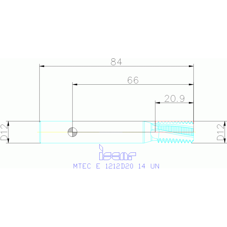 MTEC E 1212D20 14UN IC908