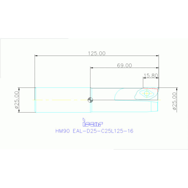 HM90 EAL-D25-C25L125-16