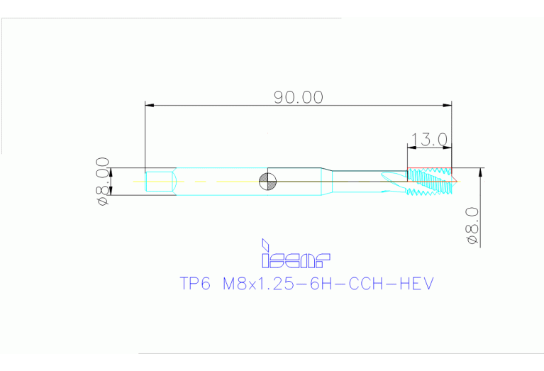TPS M-8X1.25-H HEST
