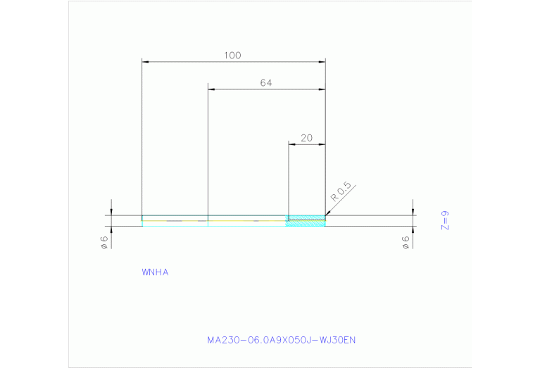 MA230-06.0A9X050J-WJ30TF