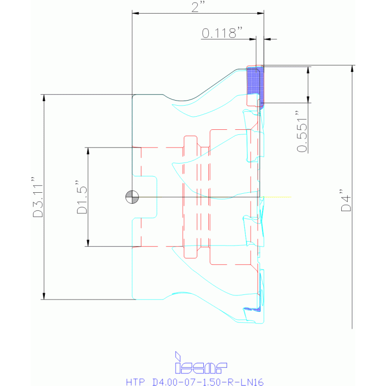 HTP D4.00-07-1.50-R-LN16
