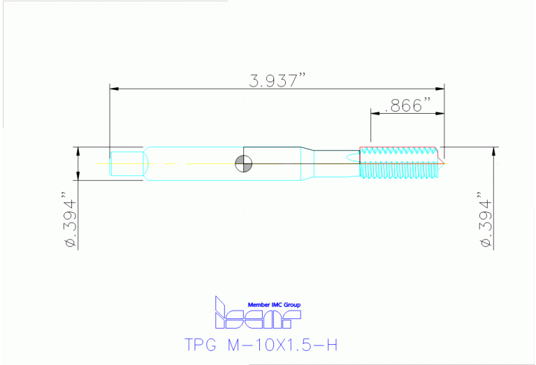TPG M-10X1.5-H HE