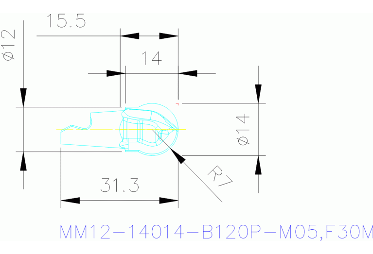 MM12-14014-B120P-M05 F30M