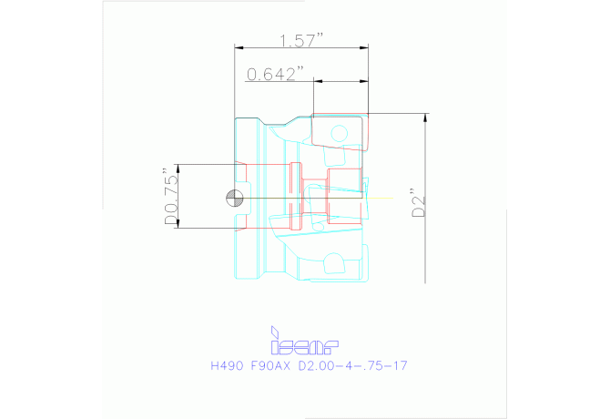 H490 F90AX D2.00-4-.75-17