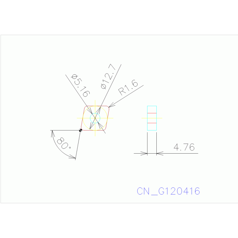 CNMG120416N-GU AC8115P