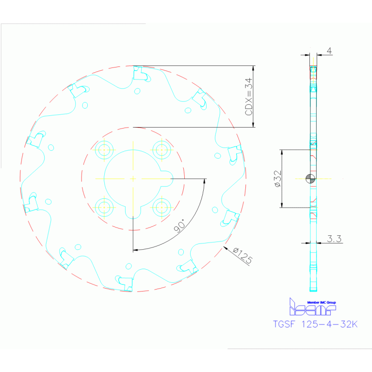 TGSF 125-4-32K