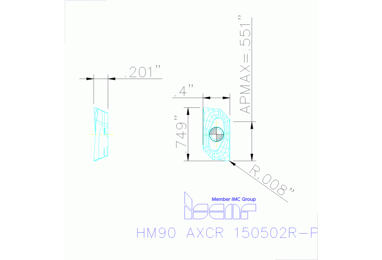 HM90 AXCR 150502R-P IC08