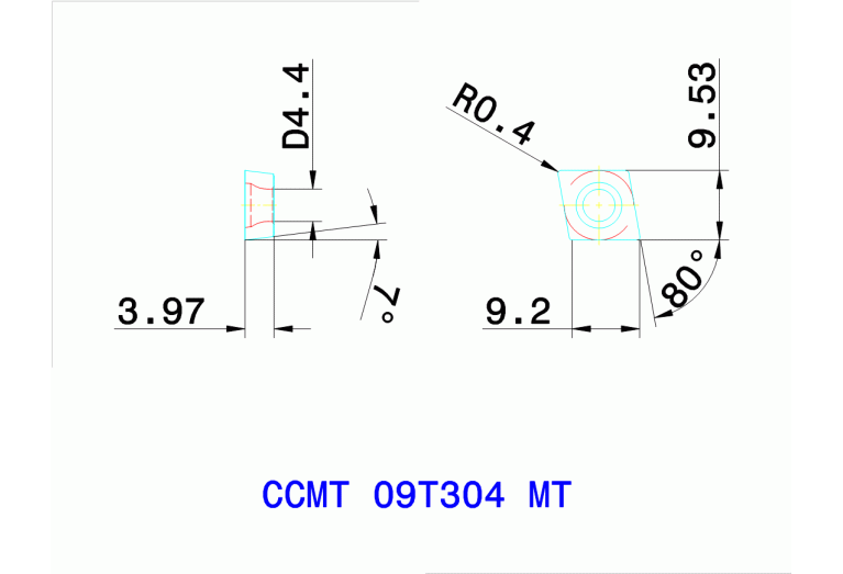 CCMT 09T304 MT TT8125
